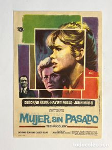Cinema: ELDA (Alicante) CINE COLISEO Y ALCAZAR. Programa de Mano MUJER SIN PASADO (a.1965)